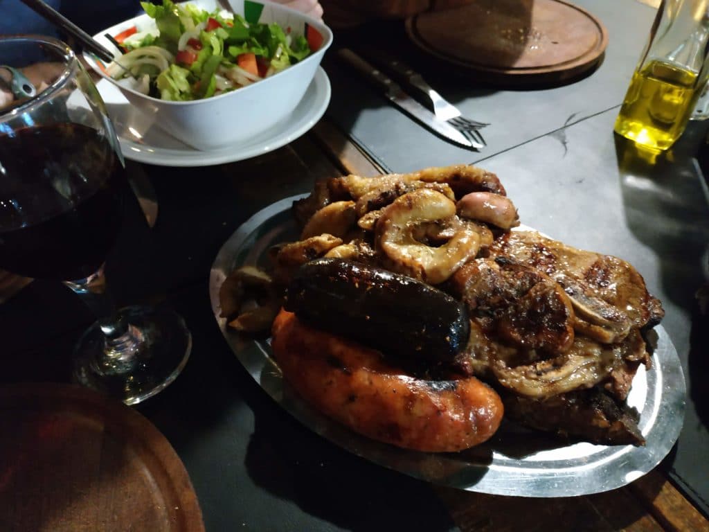 Parrillada meat Buenos Aires