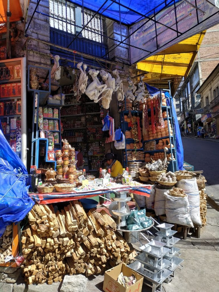 mercato streghe La Paz