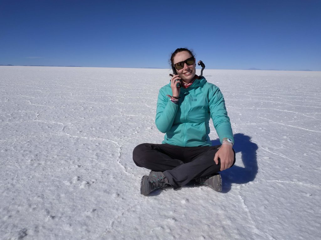 Perspective salar Uyuni