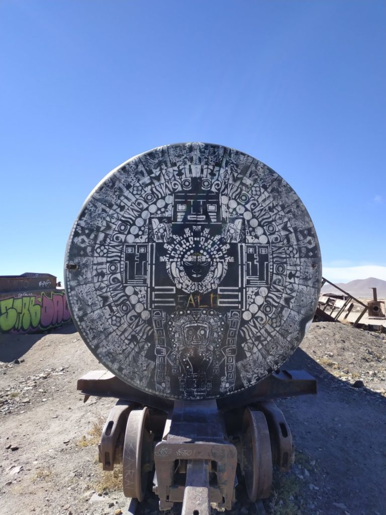 Uyuni train cemetery